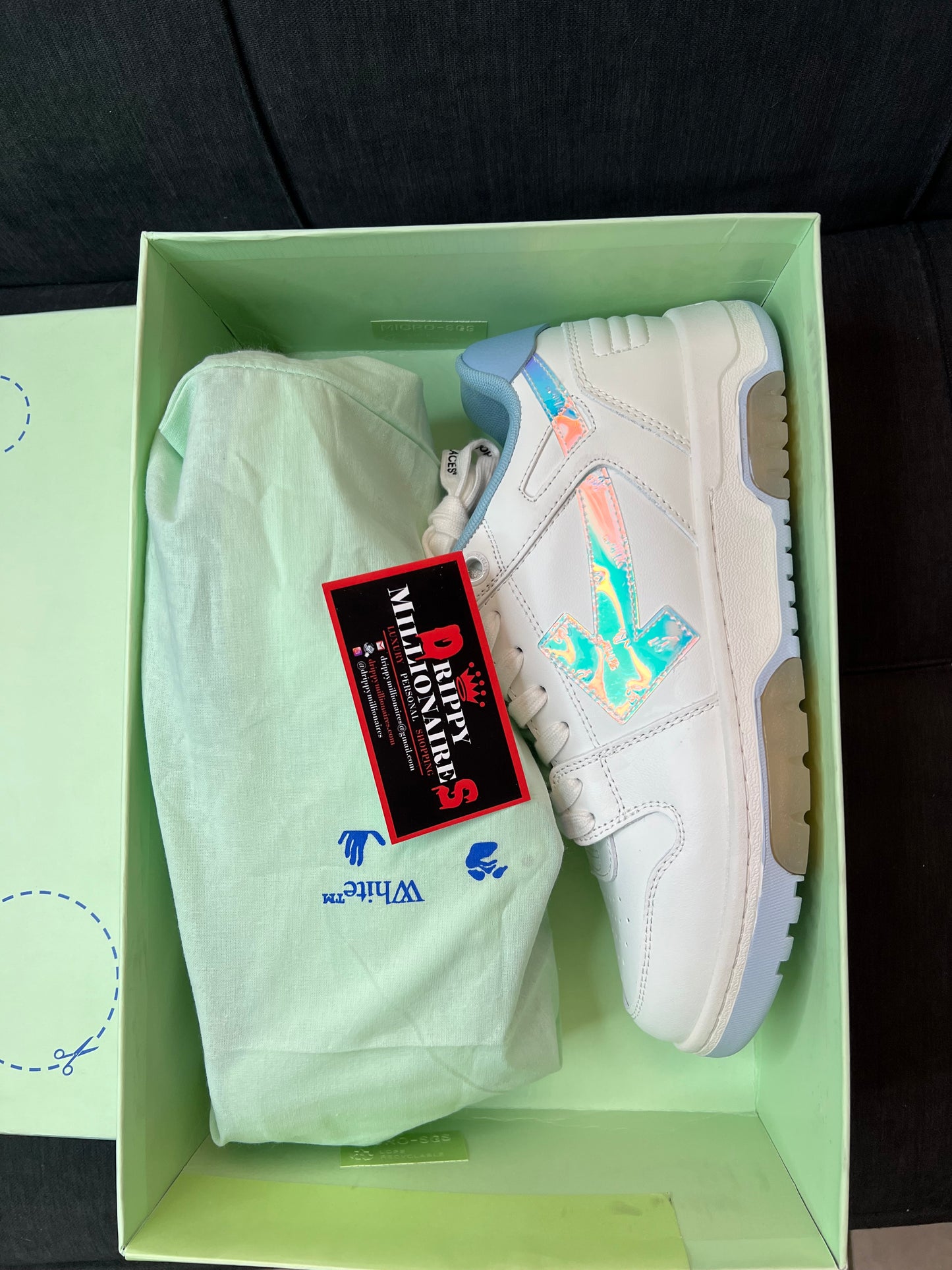 OFF-WHITE Out Of Office OOO Low Tops