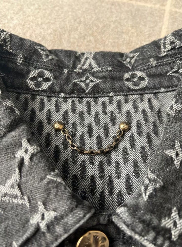 Lv X Supreme Monogram Denim Jacket