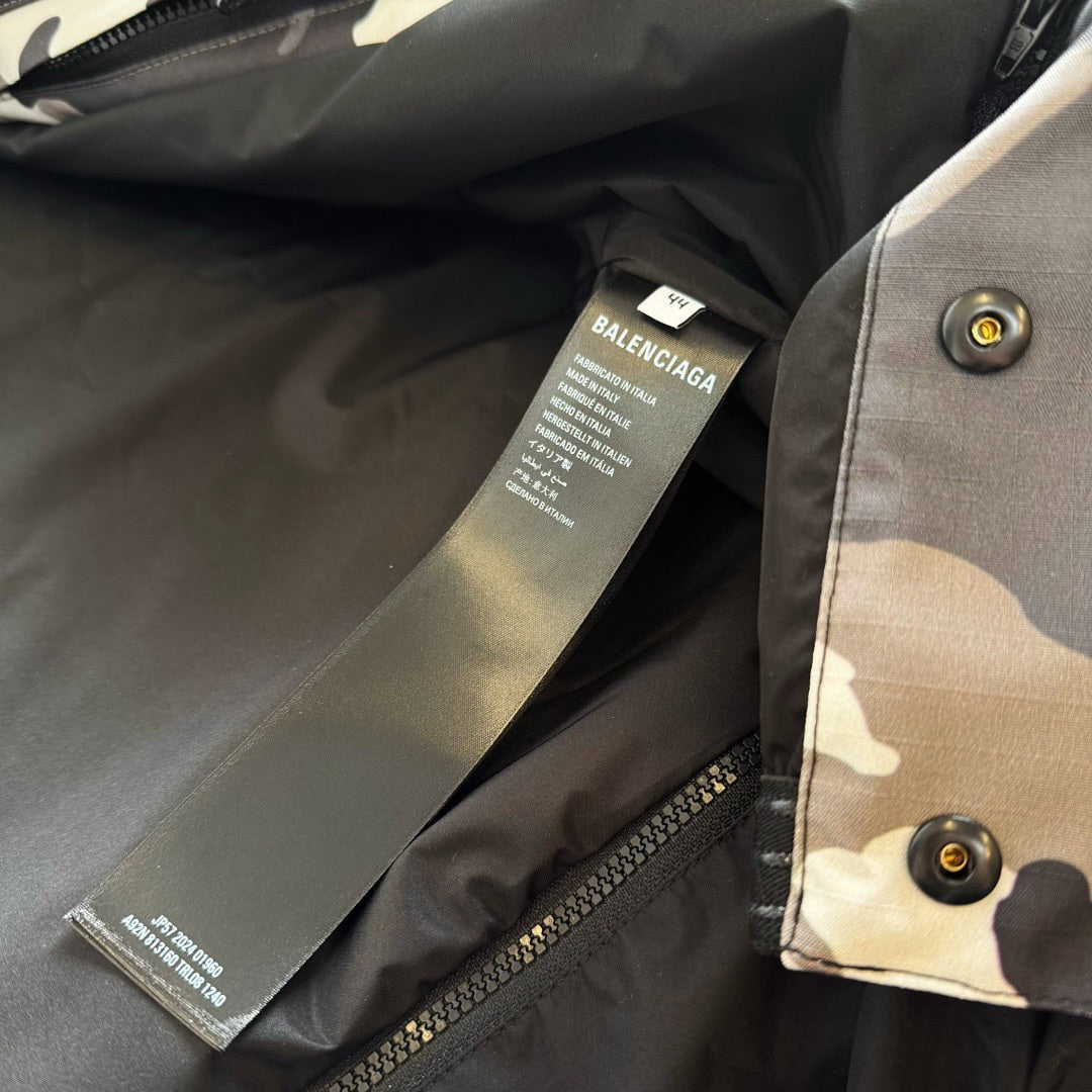 BALE MEN'S CAMO SKI PARKA IN GREY