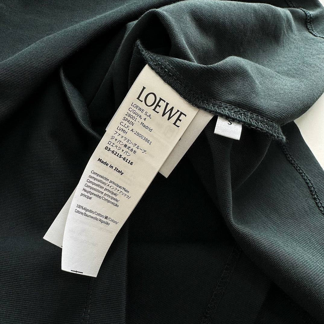 LOEWE Logo Embroidered Cotton Jersey T-Shirt