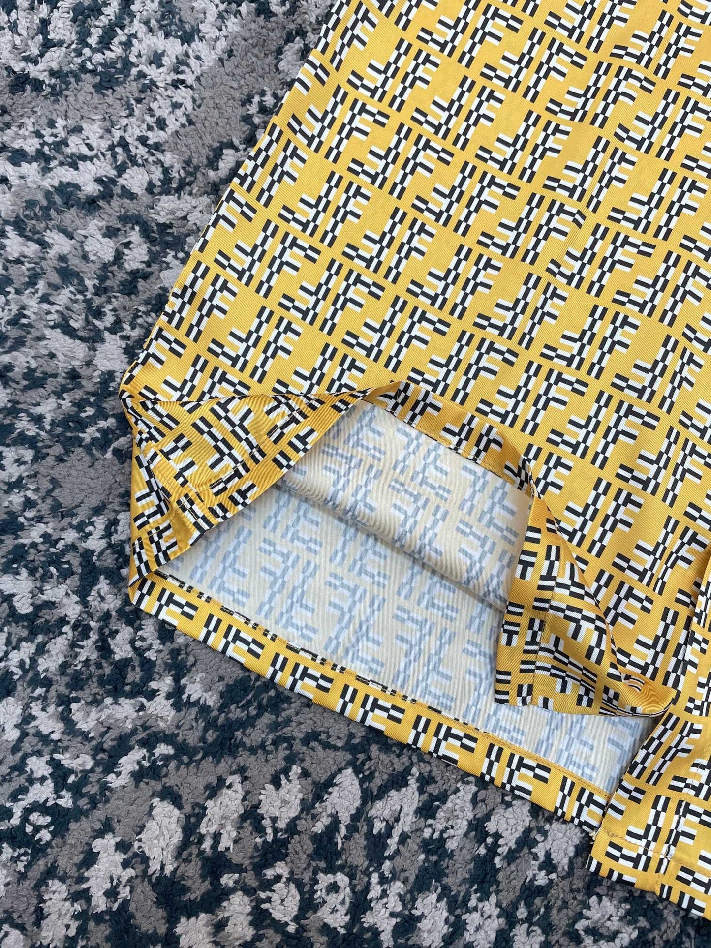 FND Anagram Logo Embroidered Jersey T-Shirt