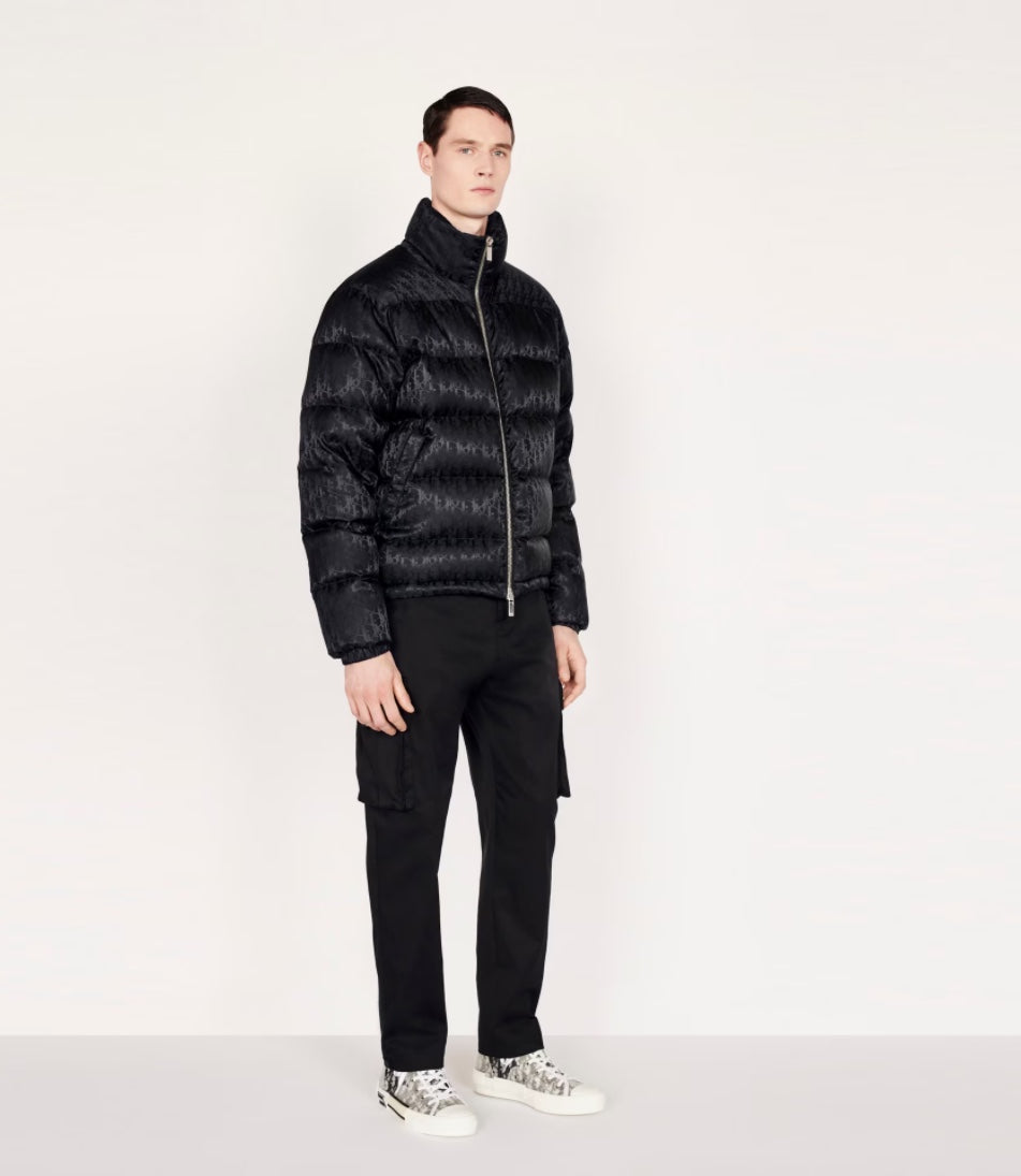 CD OBLIQUE DOWN JACKET BLACK TECHNICAL