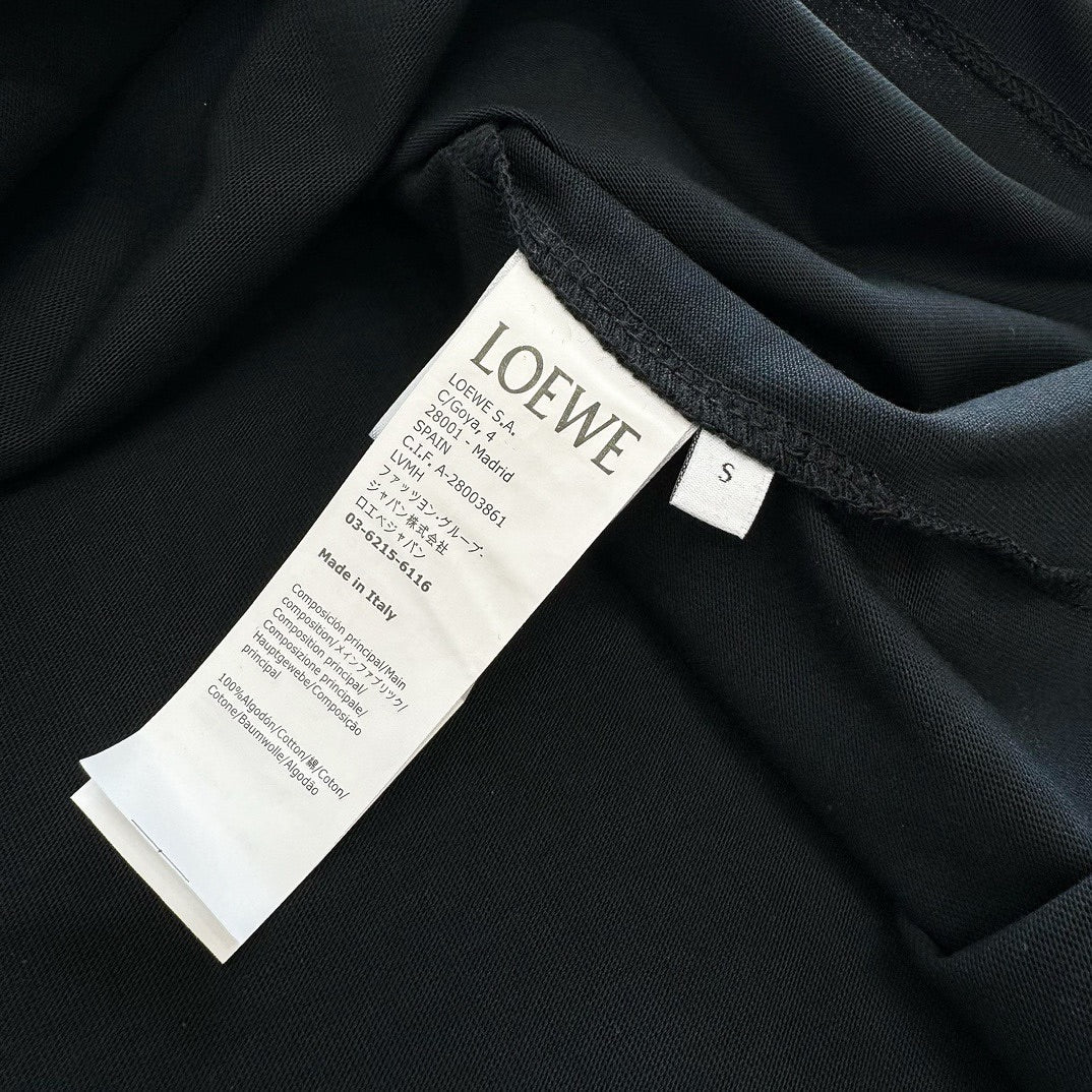 LOEWE Logo Embroidered Cotton Jersey T-Shirt