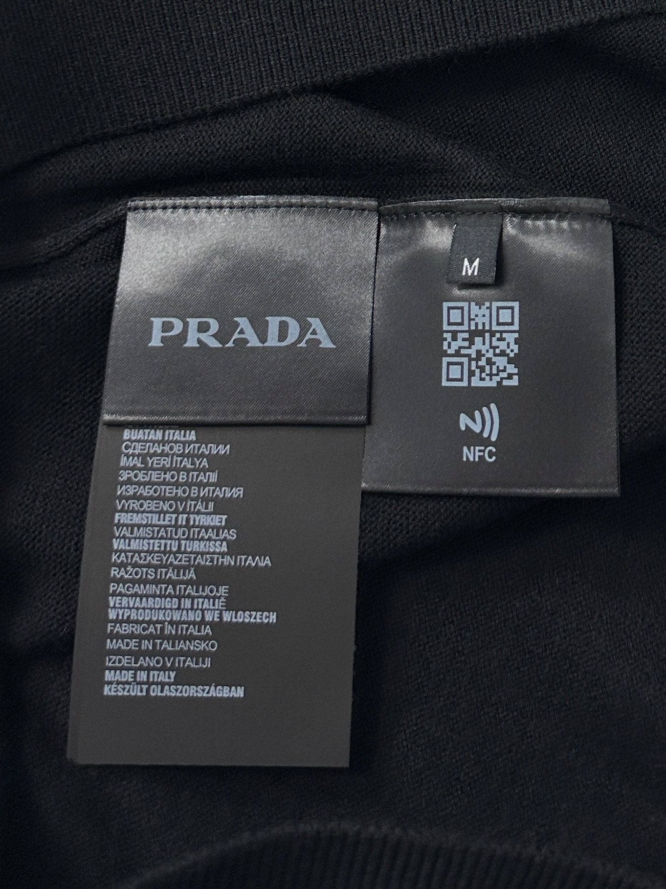 PRD Logo Wool Polo Half Zip Shirt