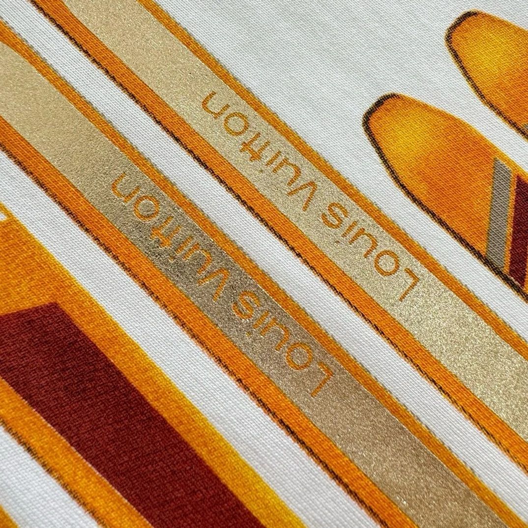 Lv Printed Cotton T-shirt