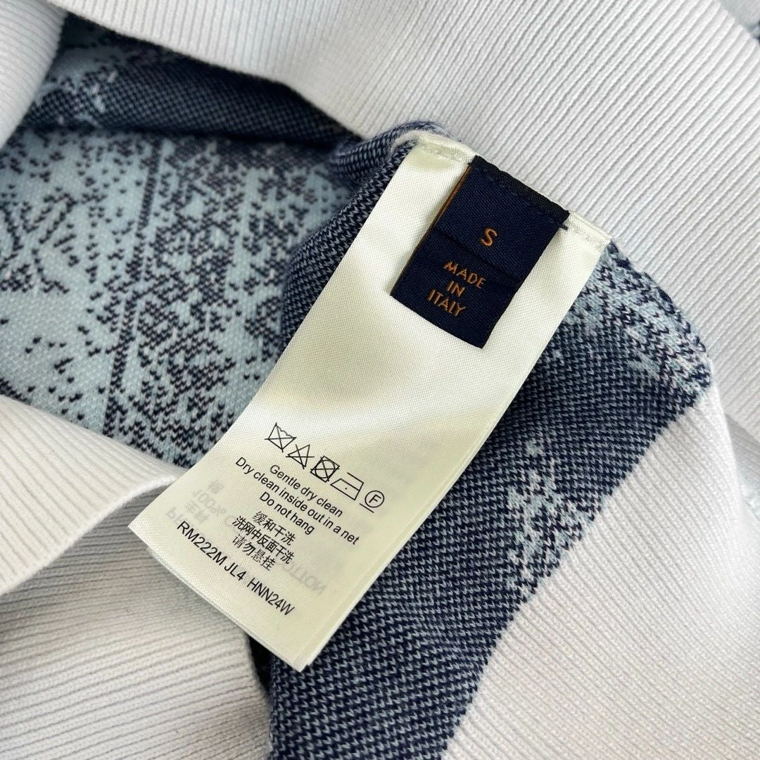 LV Embroidered Monogram Cotton Sweatshirt