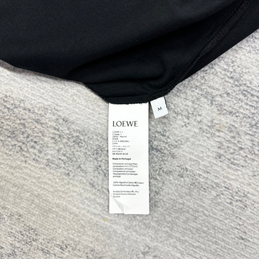 LOEWE Anagram Logo Embroidered Cotton Jersey T-Shirt