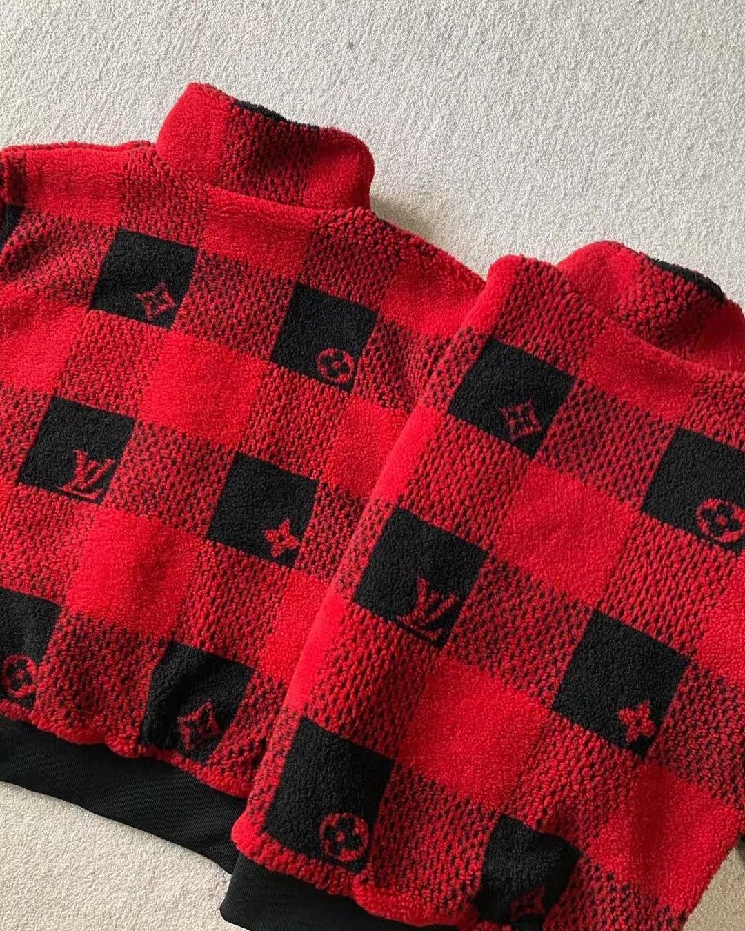 Lv Damier Fleece Blouson