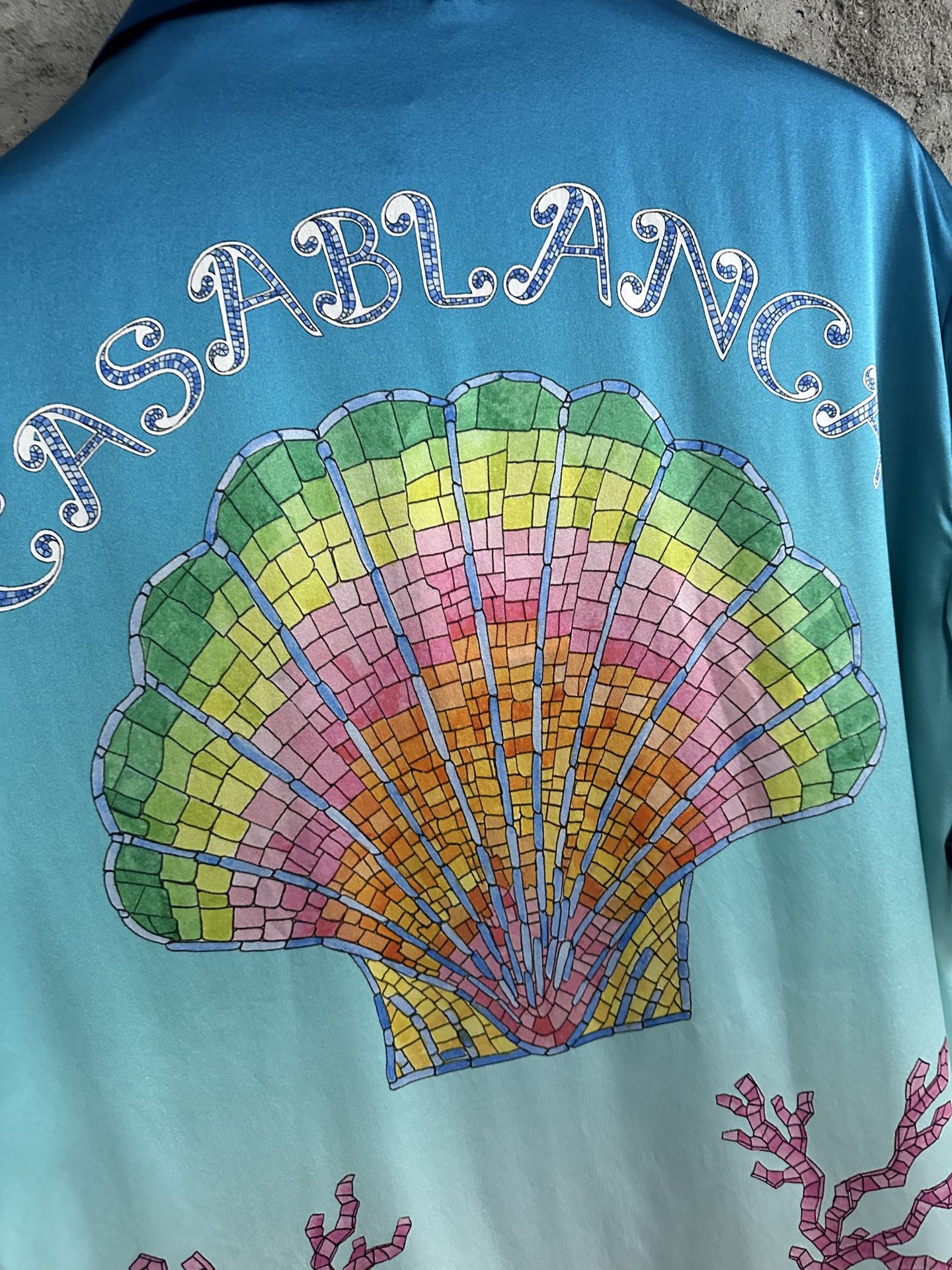 Casablanca Short Silk Shirt