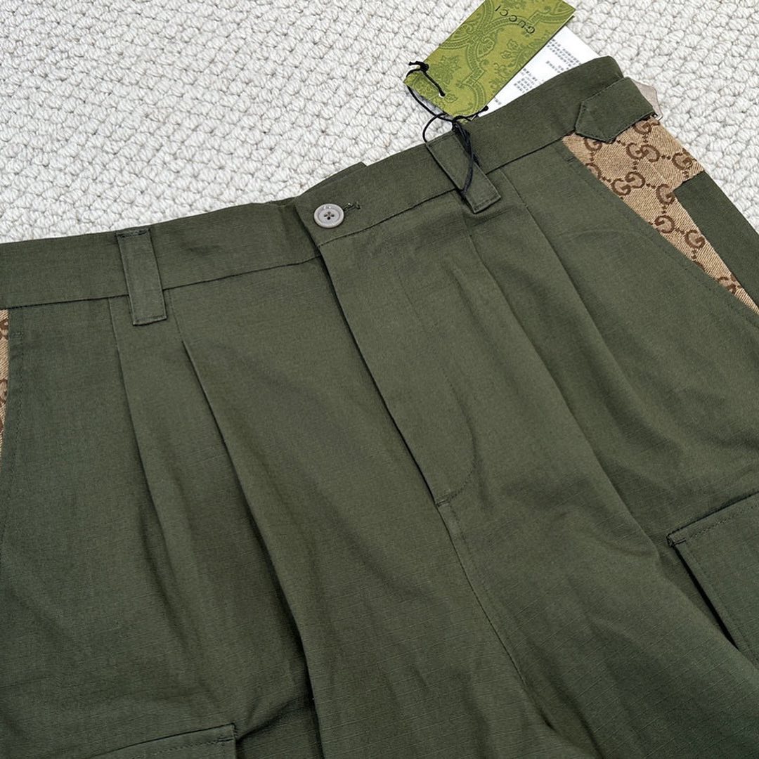 GG COTTON CANVAS PANTS