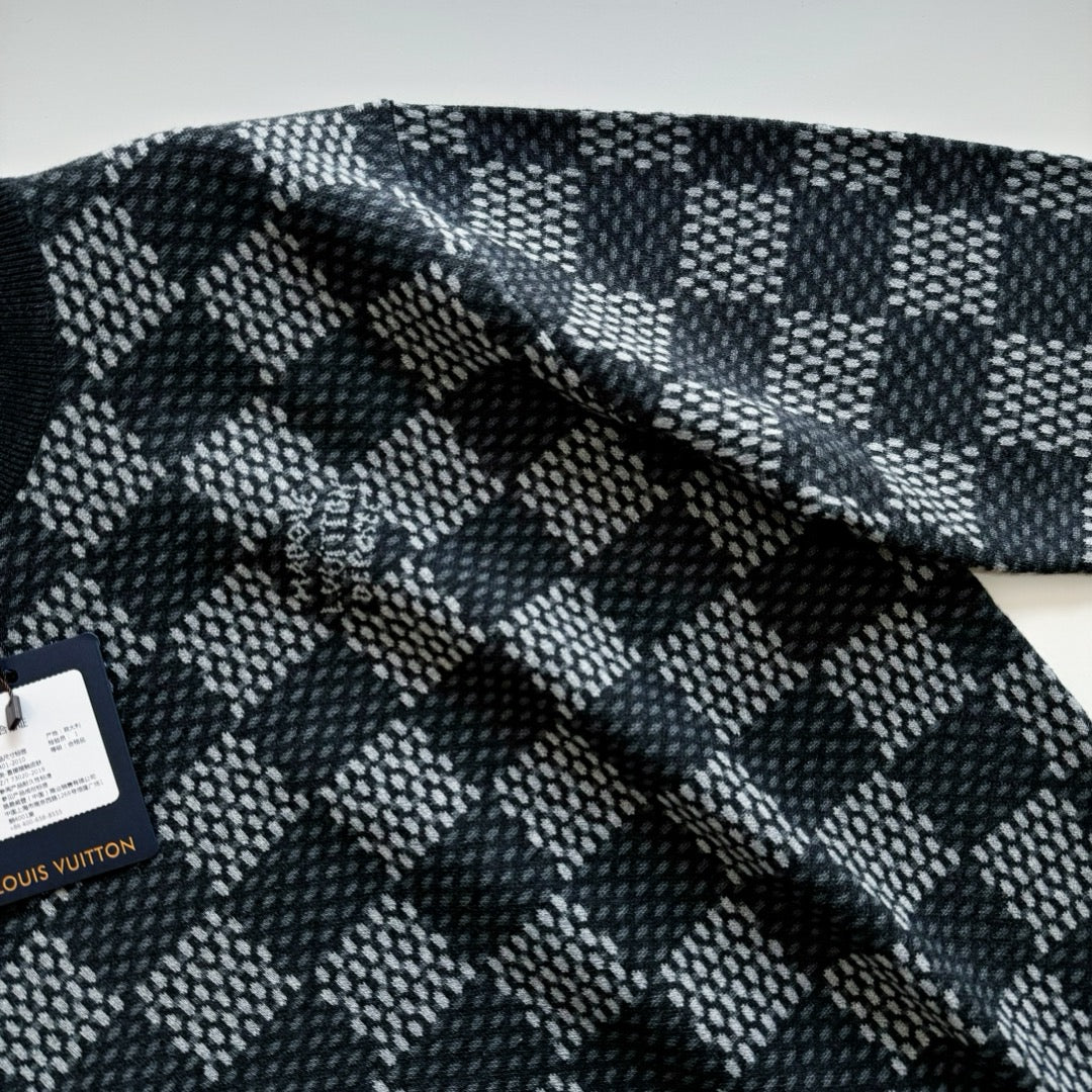 LV Embroidered Cotton Sweatshirt