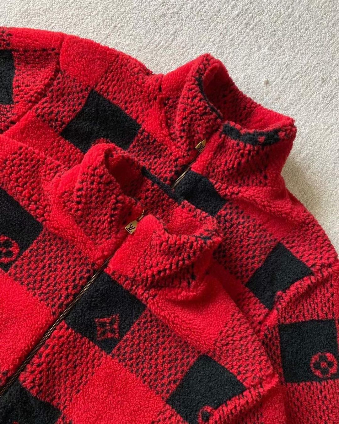 Lv Damier Fleece Blouson