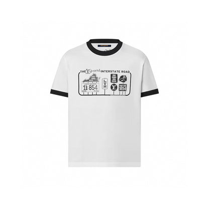 Lv Short-Sleeved Signature Shirt