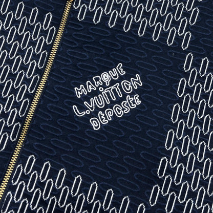 Lv Damier Quilted Cotton Bomber