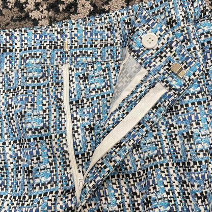 FND Monogram Blue Silk Summer Set