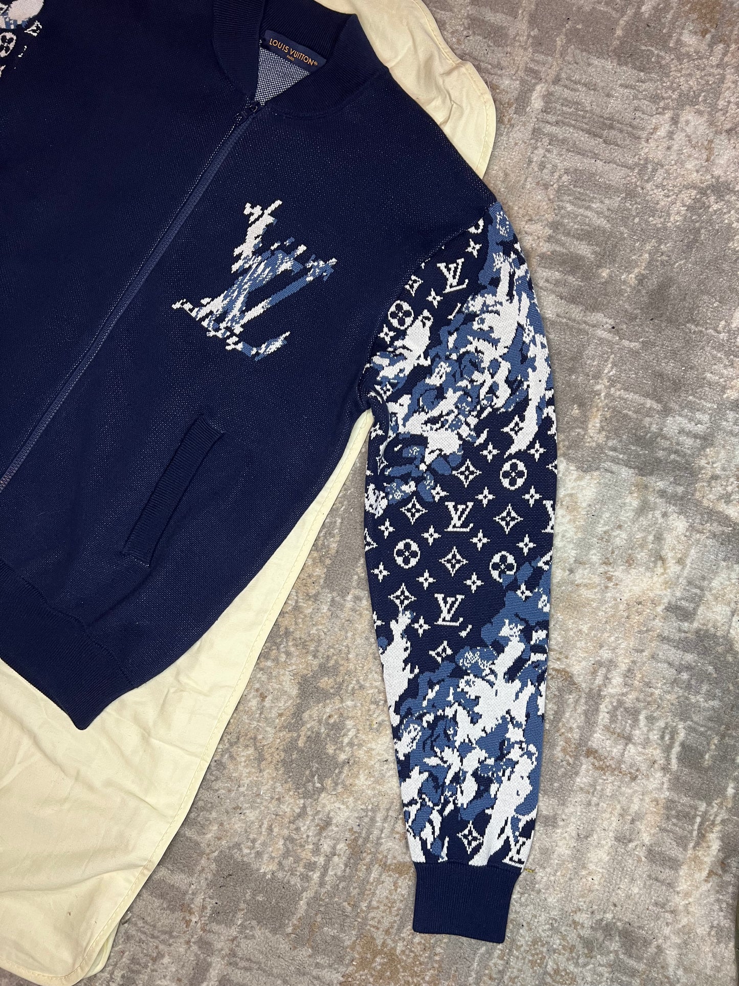 LV Zipped Cotton Blend Blouson