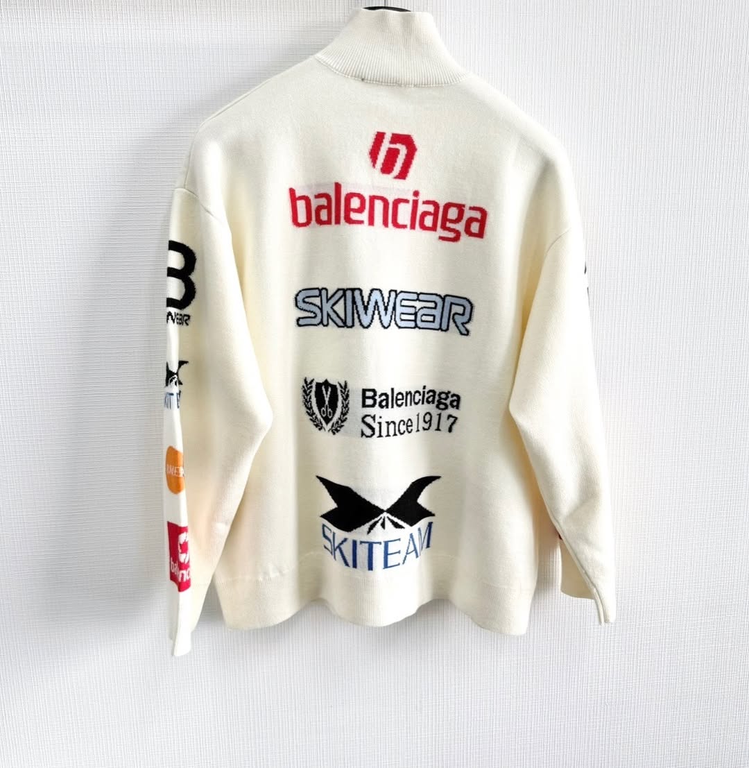 BALE  Black stretch wool blend sweater