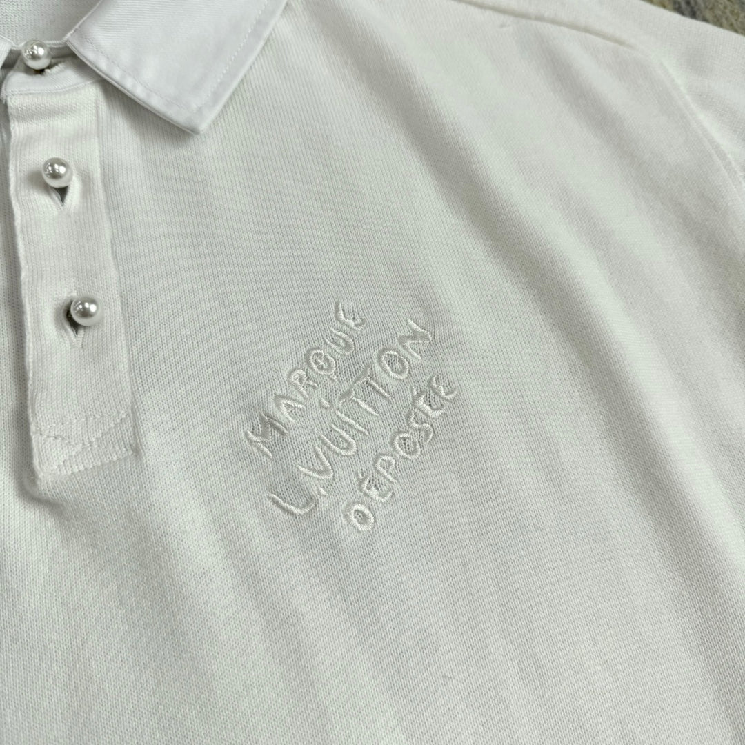 Lv Short-Sleeved Signature Shirt