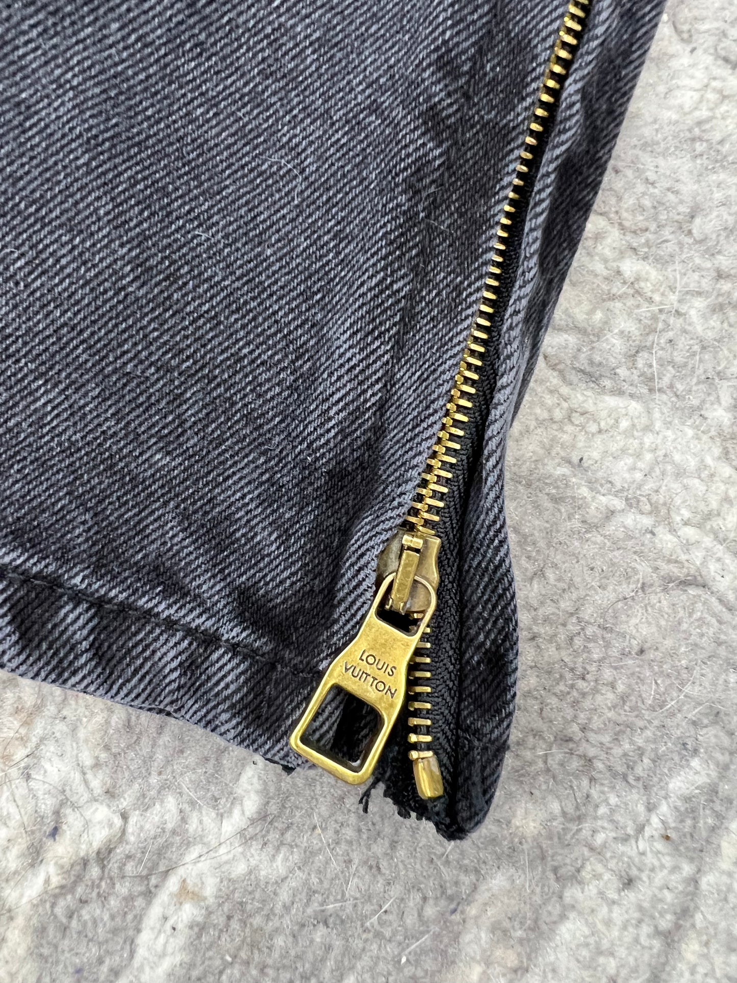 LV Monogram Denim Carpenter Pants