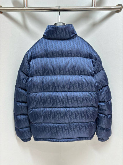 CD OBLIQUE DOWN JACKET NAVY TECHNICAL