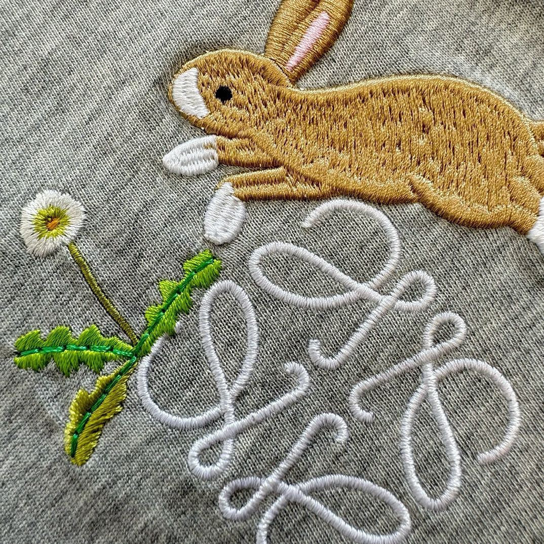 LOEWE Logo Embroidered Cotton Jersey T-Shirt