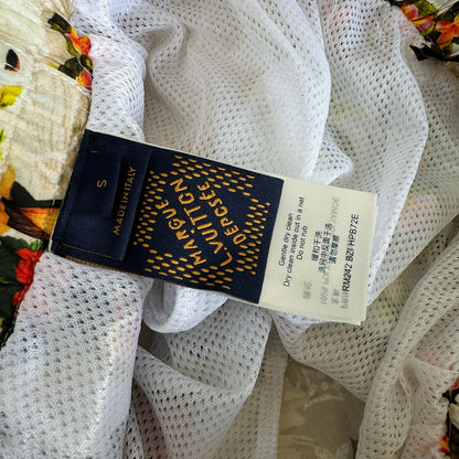 Lv Monogram Silk Shirt And Shorts Set