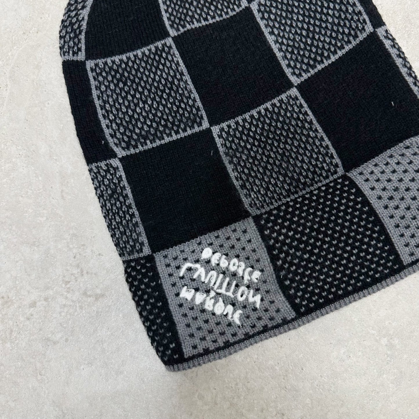 Lv Damier Heritage Scarf & Beanie