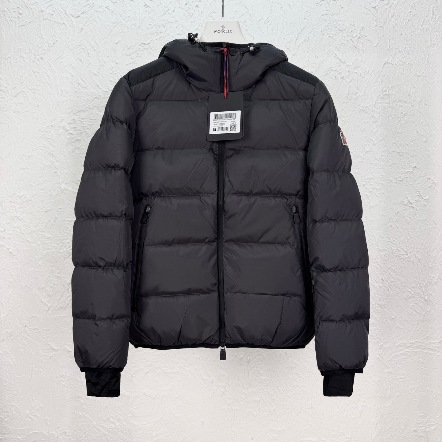 MNCLR  GRENOBLE BLACK NYLON HINTERTUX DOWN JACKET