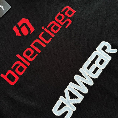 BALE  Black stretch wool blend sweater