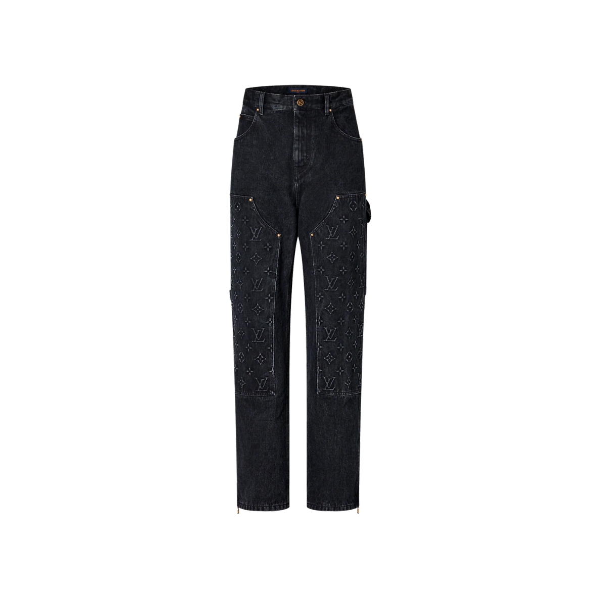 LV Monogram Denim Carpenter Pants