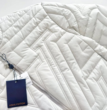 Lv Puffer Jacket White
