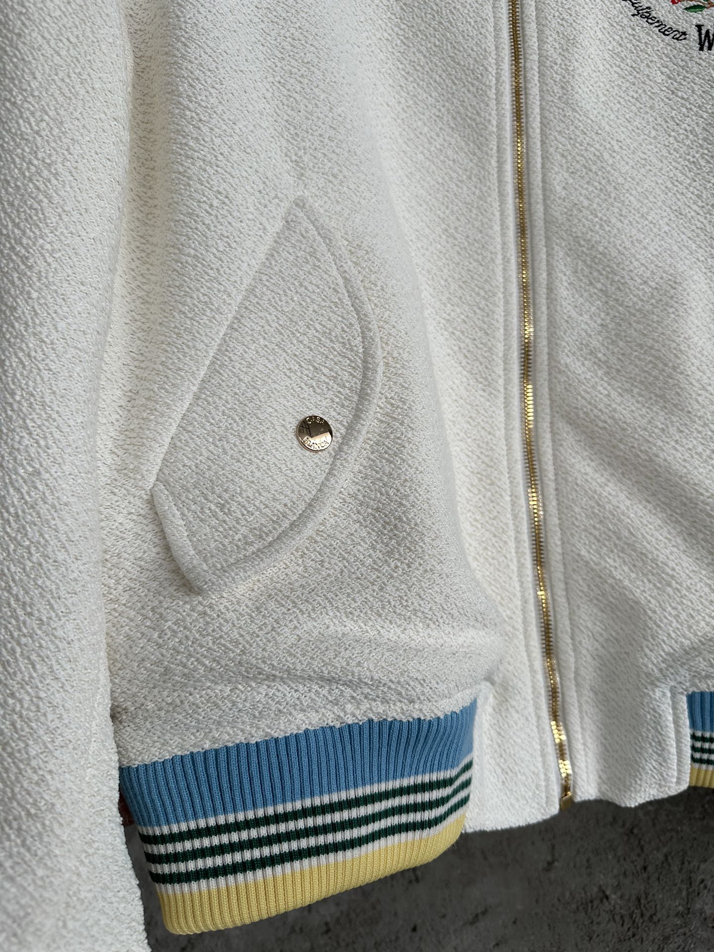 Casablanca Trophy Orange Bomber Jacket