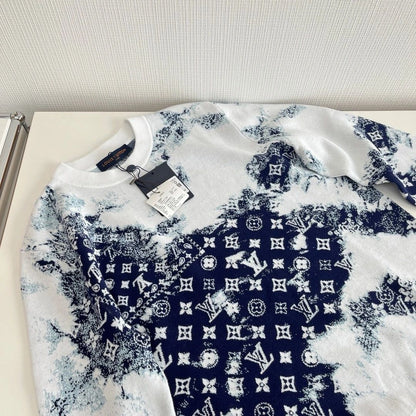 LV Embroidered Monogram Cotton Sweatshirt