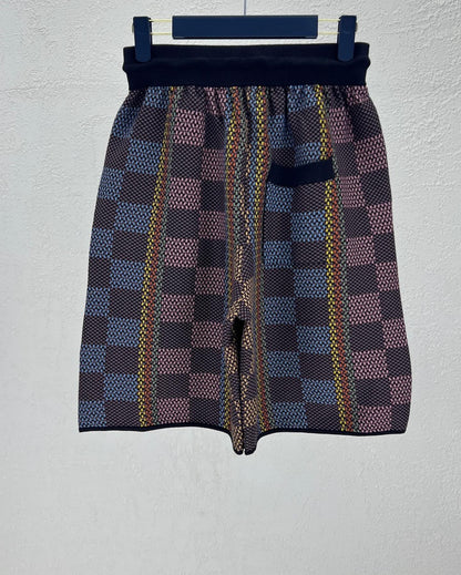 Lv Cotton Silk Shirt And Shorts Set