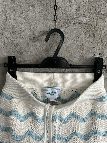 Casablanca Gradient Wave Texture Shorts