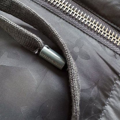 LV Monogram Hoodied Down Jacket