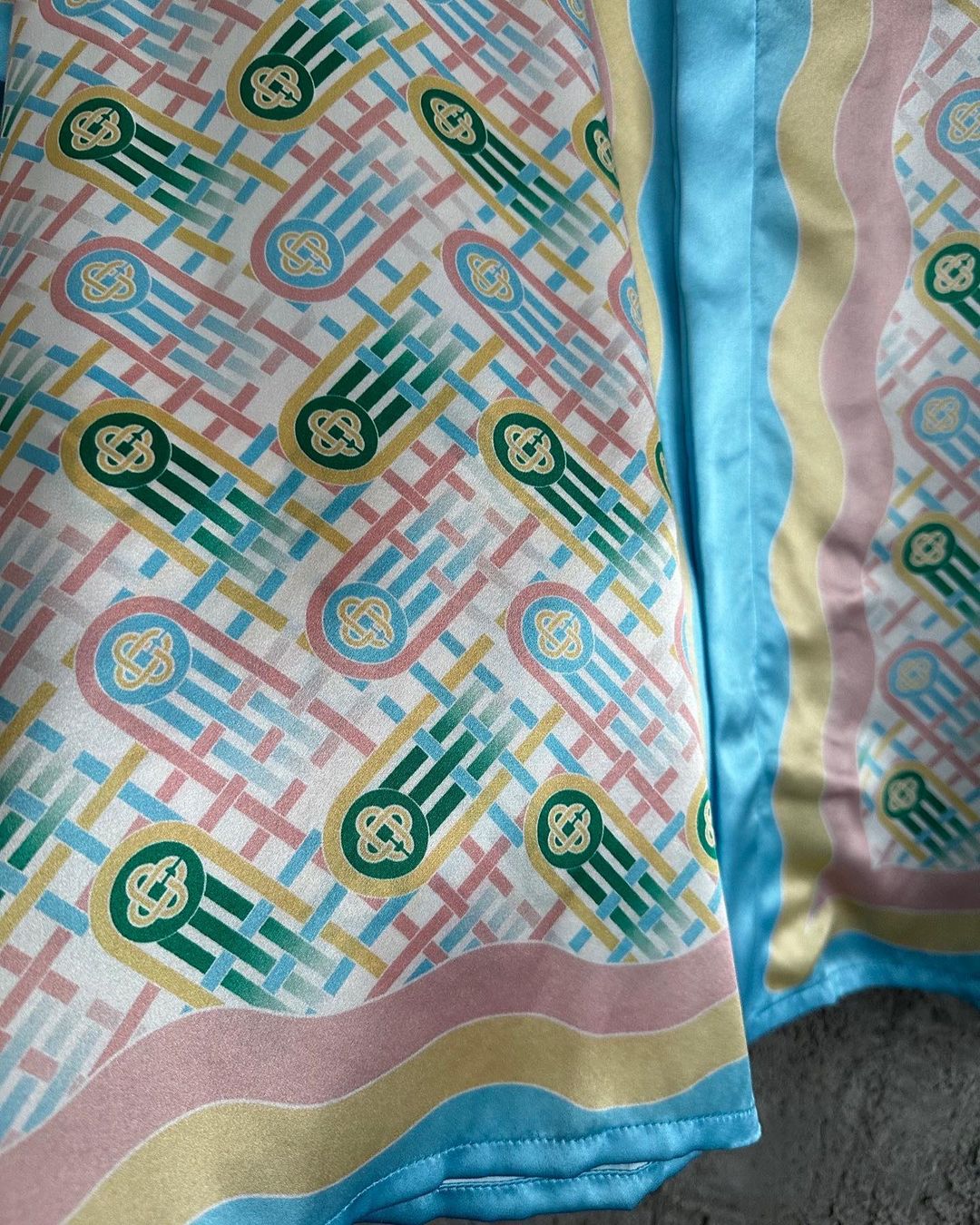 Casablanca Short Silk Shirt