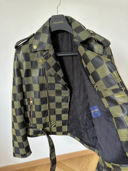Lv Leather Jacket