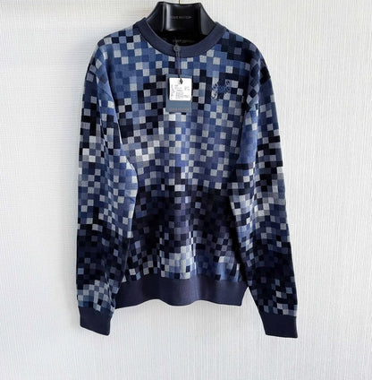 LV Embroidered Cotton Sweatshirt