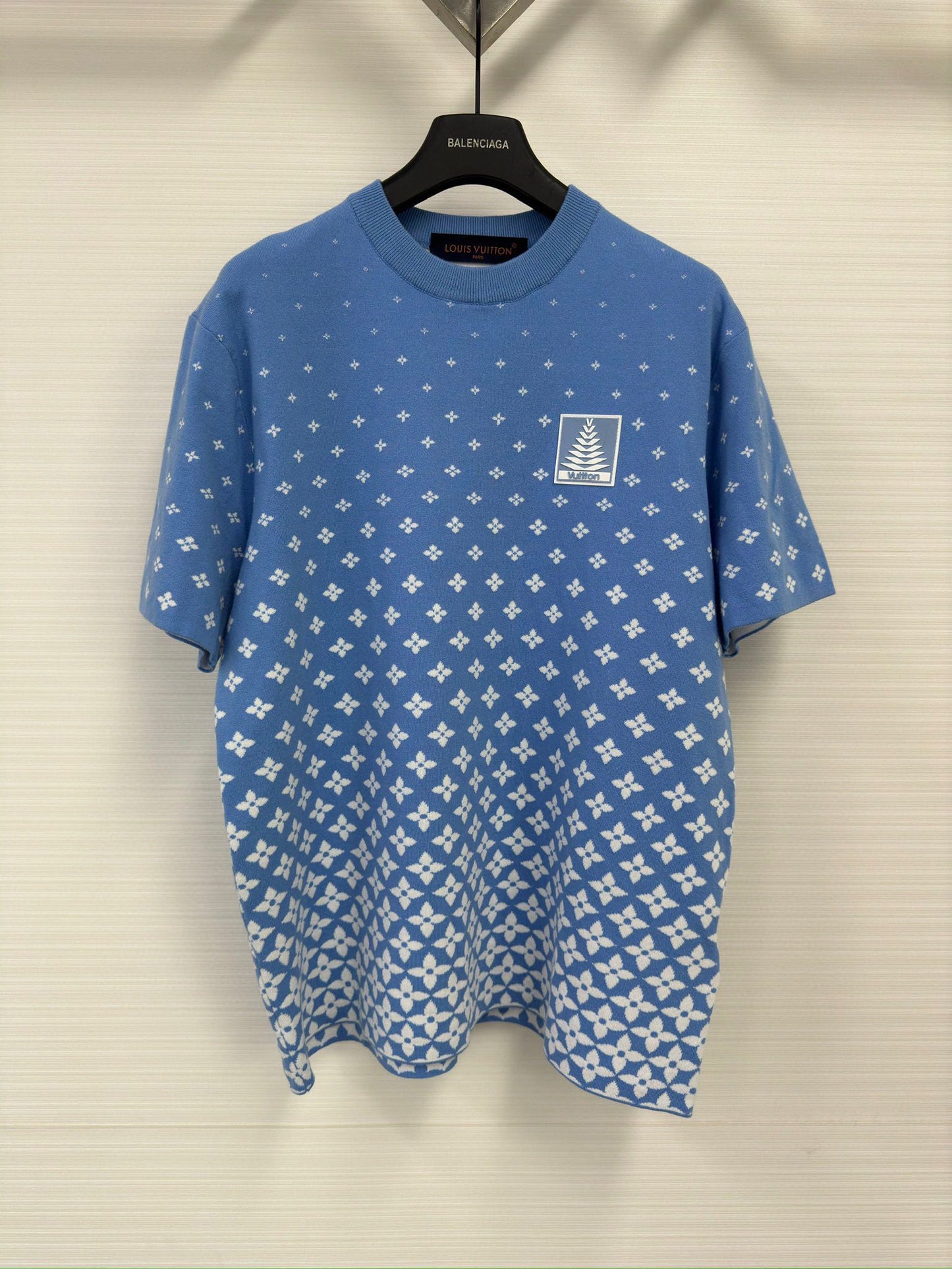 Lv Short-Sleeved Monogam Signature Shirt