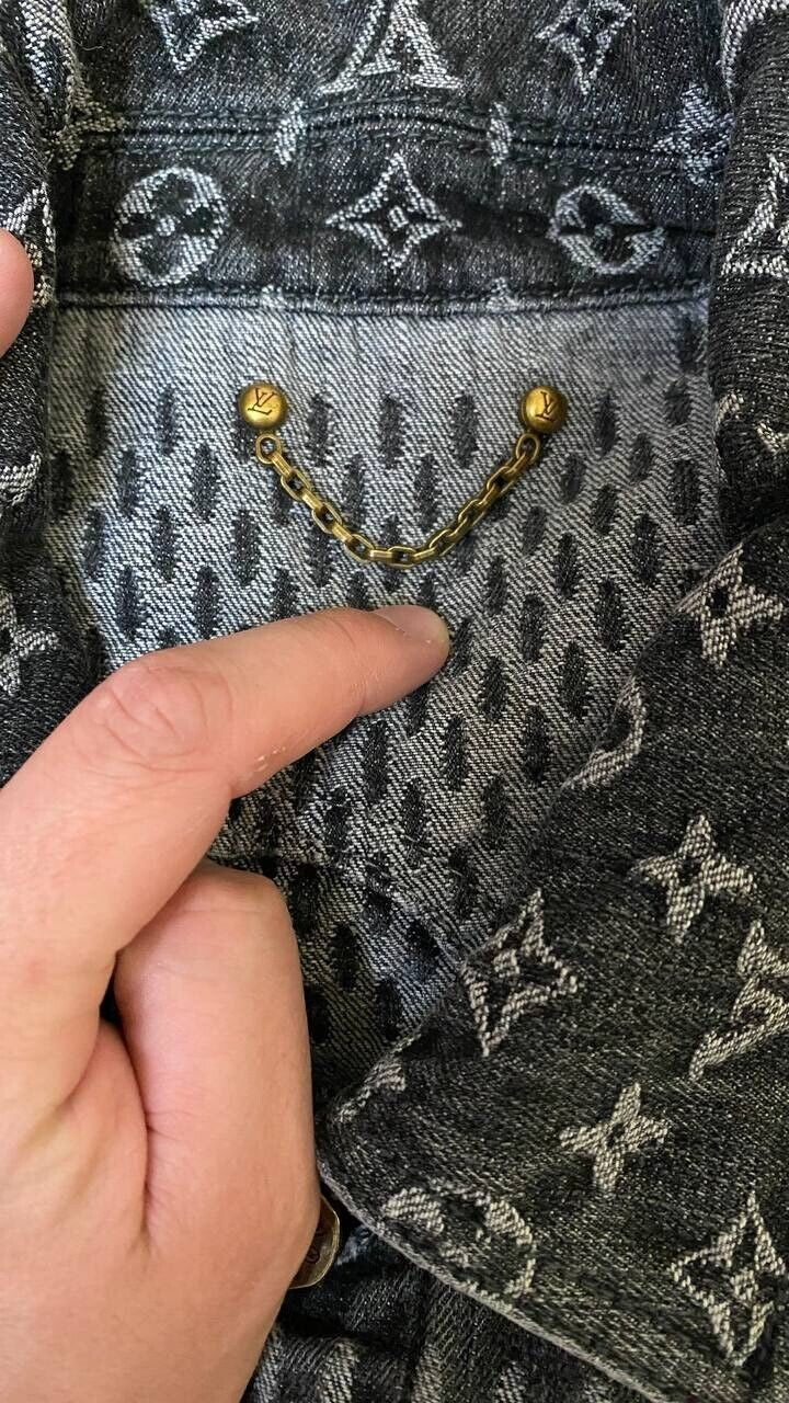 Lv X Supreme Monogram Denim Jacket