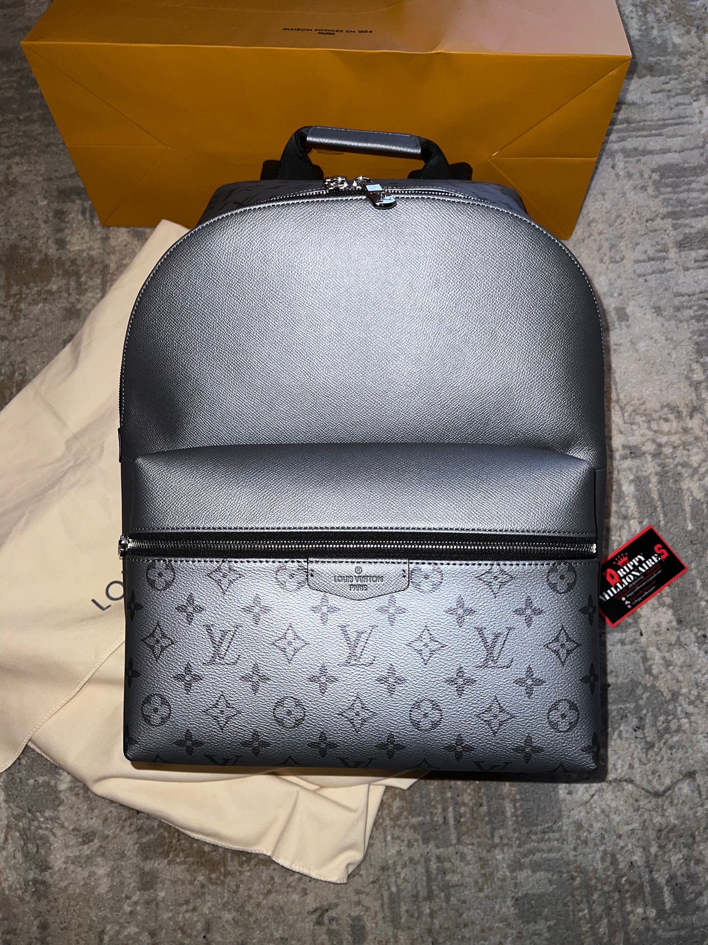 LV Discovery PM BackPack Silver