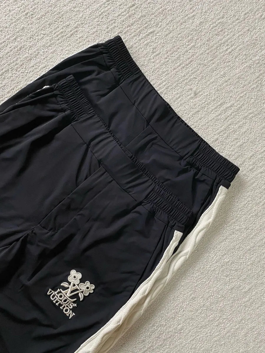 LV  Embroidered Technical Track Pants