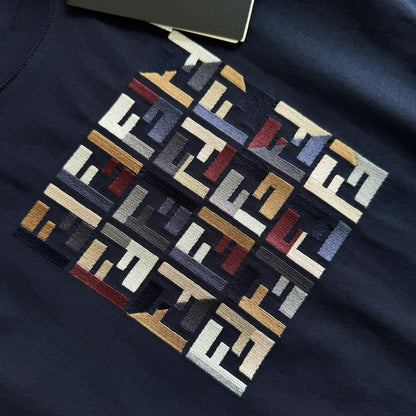 FND Anagram Logo Embroidered Jersey T-Shirt