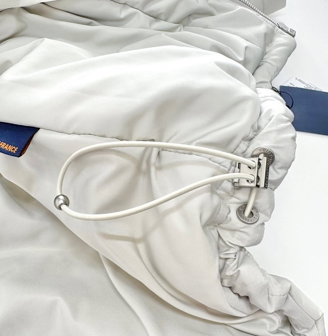 Lv Puffer Jacket White