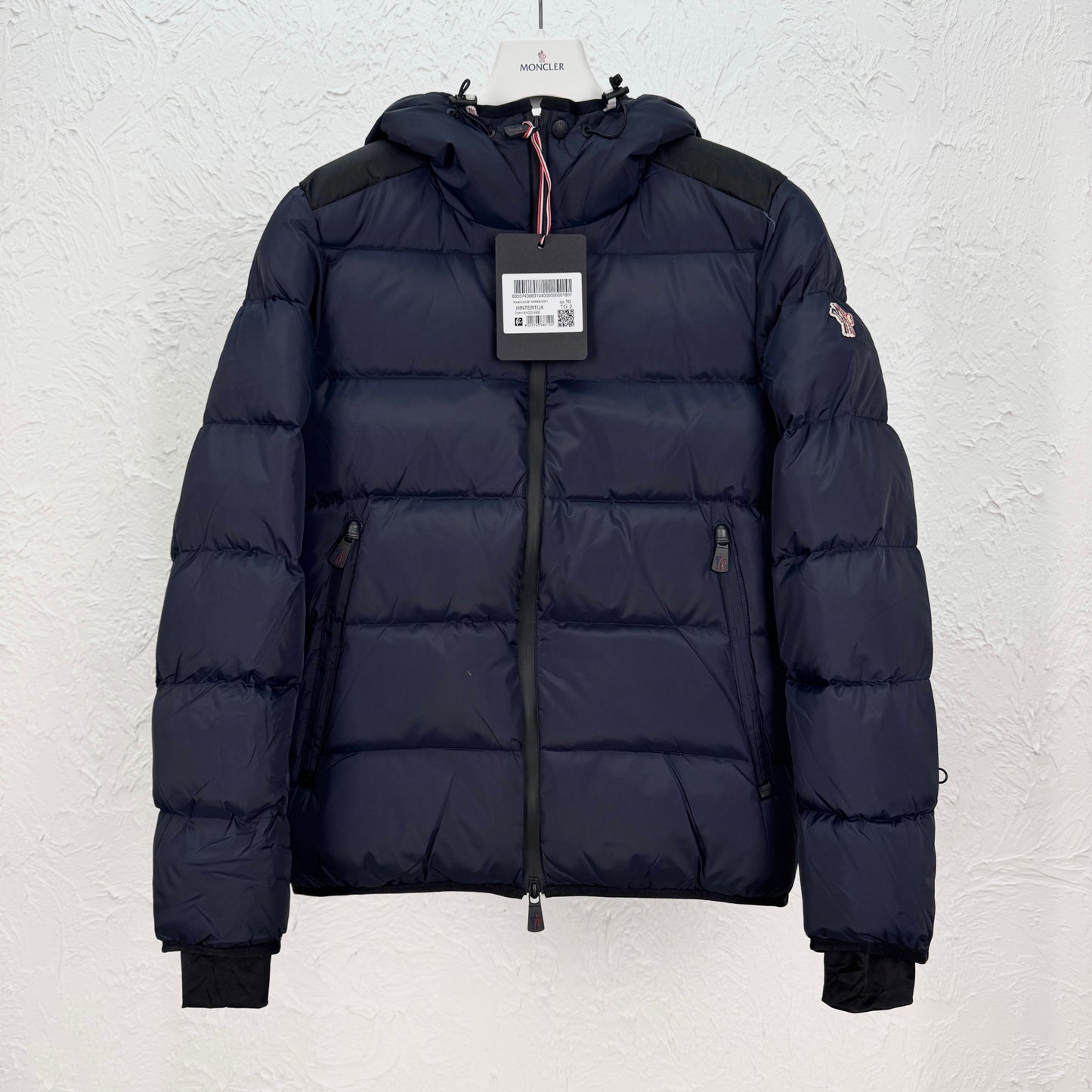 MNCLR  GRENOBLE BLACK NYLON HINTERTUX DOWN JACKET