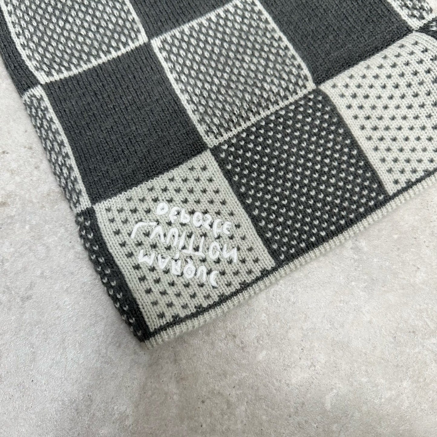Lv Damier Heritage Scarf & Beanie