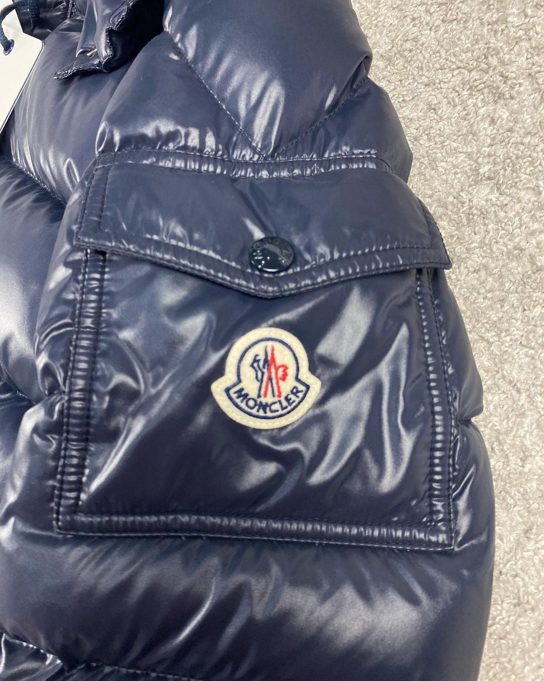 MAYA NAVY DOWN JACKET