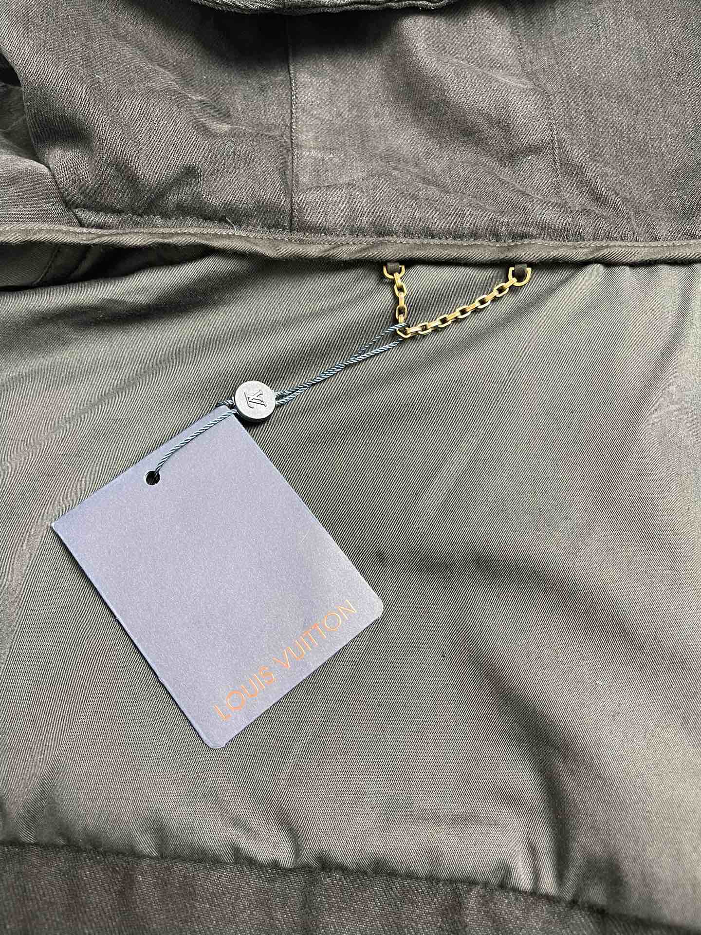 Lv Denim Hoodie Jacket