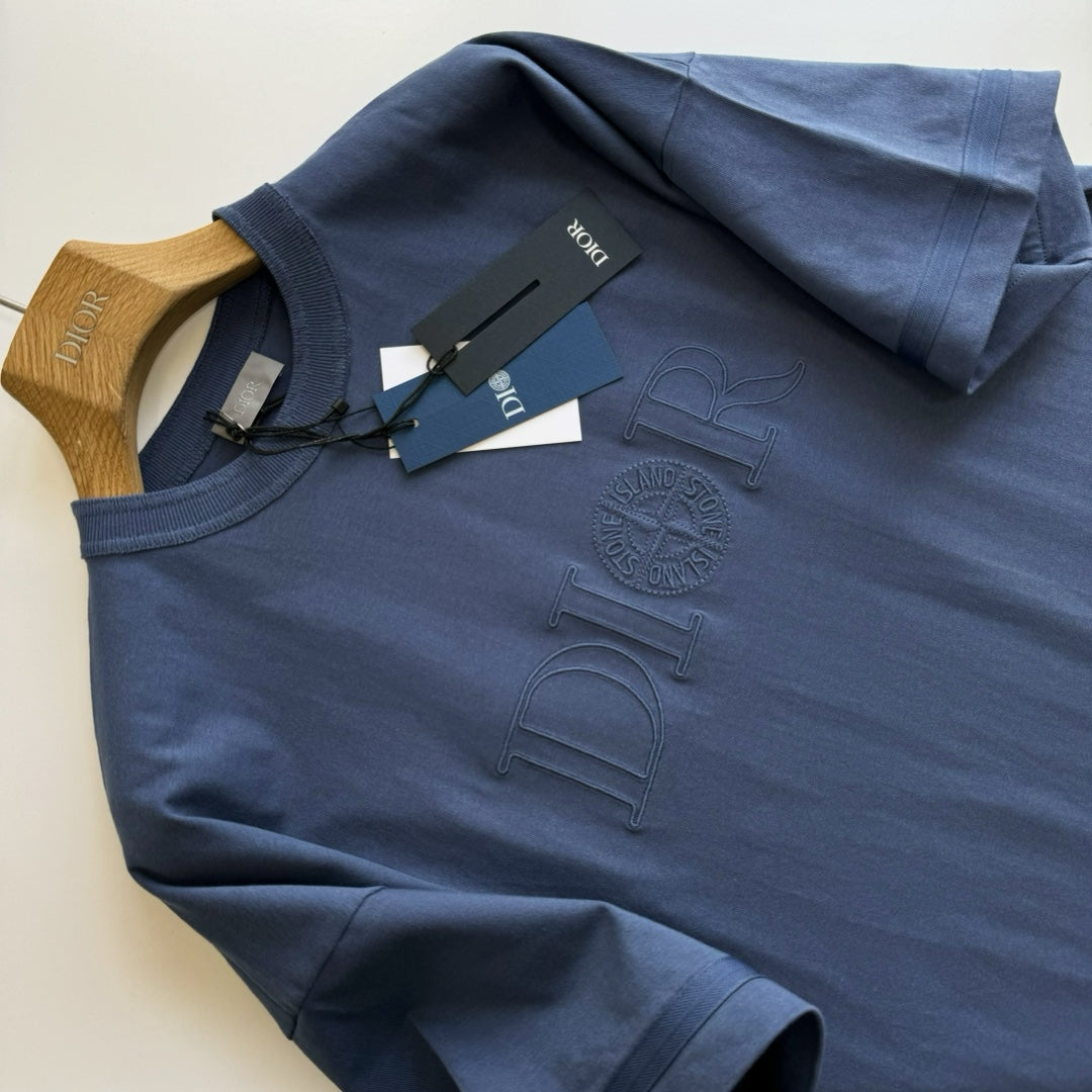 CD x Stone Island Silk Short Sleeve shirt